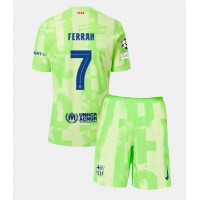 Maglie da calcio Barcelona Ferran Torres #7 Terza Maglia Bambino 2024-25 Manica Corta (+ Pantaloni corti)